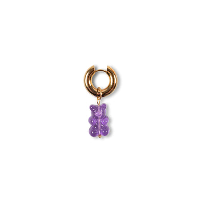 Chunky gummybear purple - These Chunky earrings are real eye catchers. Wear it on it’s own or create your personal perfect ear party. More is more and less is bore.