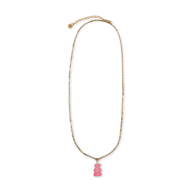 Gummybear necklace - This yummy necklace makes us hungry! Wear it on it’s own to keep it simple or stack it with other necklaces for more fun. What's your favorite flavor?
