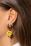 Chunky smiley - These Chunky earrings are real eye catchers. Wear it on it’s own or create your personal perfect ear party. More is more and less is bore.