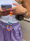 Chunky personalized phone strap - This Rainbow phone strap makes your phone look extra Funky. No more boring mirror selfies.