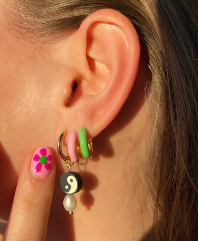 Yin yang earring